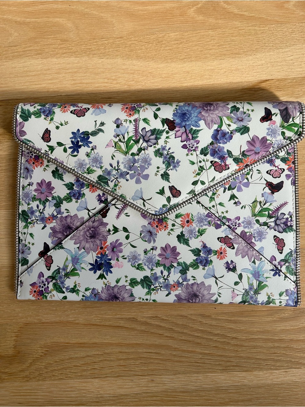 NWT Rebecca Minkoff Floral Leo Clutch